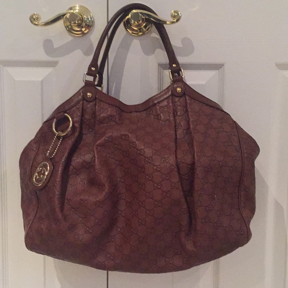 Authentic gucci brown bag